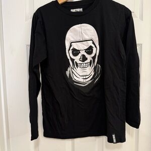 NWOT Fortnite Skull Trooper Long-sleeved T-shirt